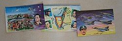 Jewish new year cards with Six-Day War motifs