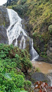 A waterfall in Barrio Magueyes, Puerto Rico