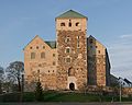 The medieval Turku Castle as seen from the harbour side.