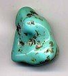 A turquoise stone