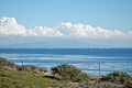 View of sailboats on the Bay from Long Marine Lab.