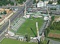 The old Albert stadion from bird view in 2011