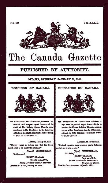 File:Canada Gazette 1901.jpg