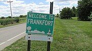 Frankfort corporation limit sign