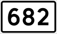 County Road 682 shield