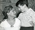 Maria Kuryluk with her son Piotr in Vienna, 1961, photographer unknown.