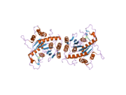 2d4h: Crystal-structure of the N-terminal large GTPase Domain of human Guanylate Binding protein 1 (hGBP1) in complex with GMP