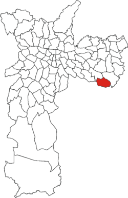 Location in the city of São Paulo