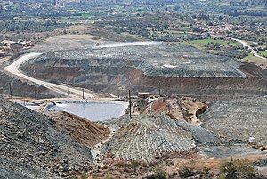 Hydrometallurgical plant in Skouriotissa mines Cyprus