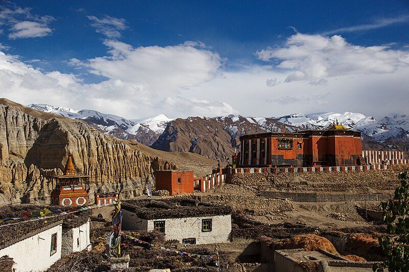 File:Tsarang Monastery.jpg