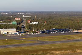 Oulu Airport, terminal overview