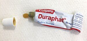 Tube of fluoride varnish