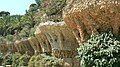 An uninterrupted view of the terrace walls.