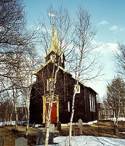 View of the village church