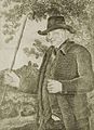 Image 1John Metcalf, also known as Blind Jack of Knaresborough. Drawn by J R Smith in The Life of John Metcalf published 1801. (from History of road transport)