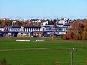 View on Latokartano residential area and surrounding fields