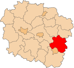 Location within the voivodeship