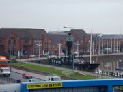 The Spurn Lightship anchored in the Hull Marina.