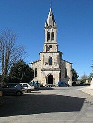 The church in Vagnas