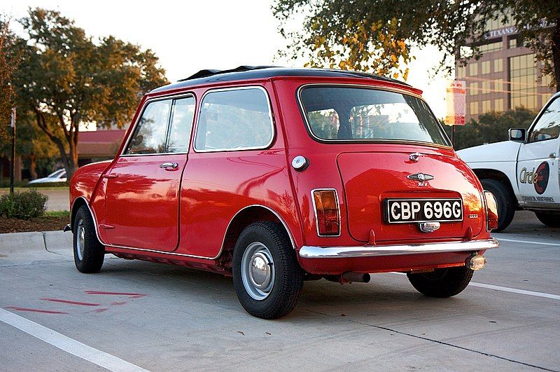 File:1960s red mini.jpg