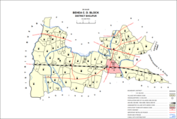 Map of Tiar (#197) in Behea block