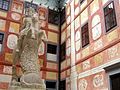 Courtyard with frescoes