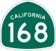 State Route 168 marker