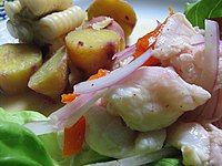 Peruvian ceviche