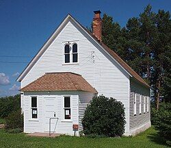 Cokato Temperance Hall, a historic building in the township