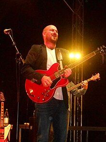 Danny Handley at an Animals & Friends concert in Hastière-Lavaux, Belgium.