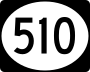 Highway 510 marker