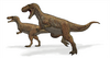 Artist's restoaration of two Megalosaurus.