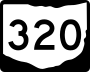 State Route 320 marker