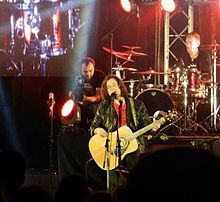 Radu Almășan performing at Cinema Patria in Bucharest.