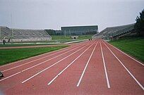 Athletics track at Rynearson Stadium