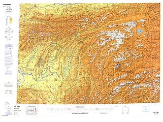 Northern/western section of the border (DMA, 1981)[d]