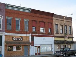 Local businesses in downtown Weston