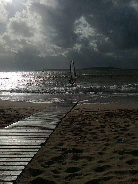 File:Windsurfer in Uruguay.jpg