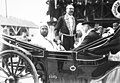 Abdelhafid with Abdelqader Ben Ghabrit in Marseille after his abdication 1912