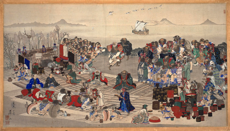 File:Ainu-iomante-bear-spirit-sending-ceremony-by-Hirasawa-Byozan-1875.png