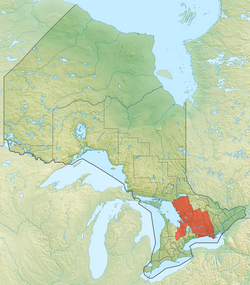 Location of Central Ontario