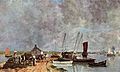 Seehafen, Eugène Boudin, c. 1870