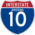 Interstate 10 marker