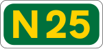 N25 road shield}}