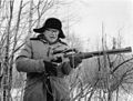 Finland's president Urho Kekkonen during a visit to Zavidovo, Russia in 1965