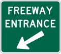 D13-3a Freeway entrance