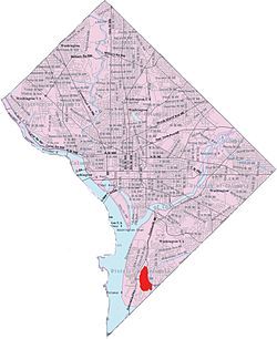 Bellevue within Washington, D.C.