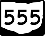 State Route 555 marker