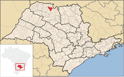 Location in São Paulo state