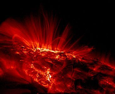 Sunspot, by NASA/TRACE